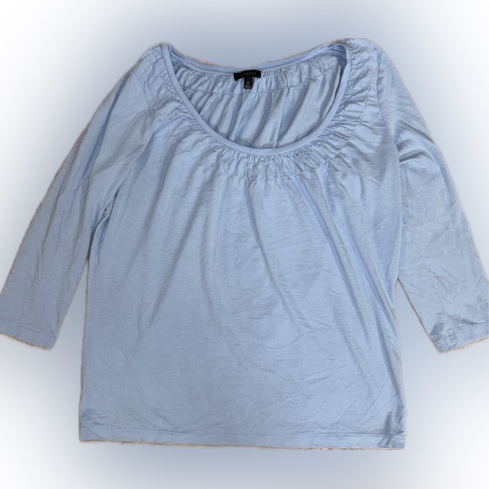 Blue Talbots Shirt